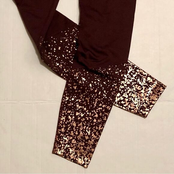 Apana Burgundy High Waist Leggings (XS) - Picture 3 of 5